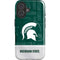 Michigan State University Jersey Split iPhone 16 Plus Magsafe Impact Case